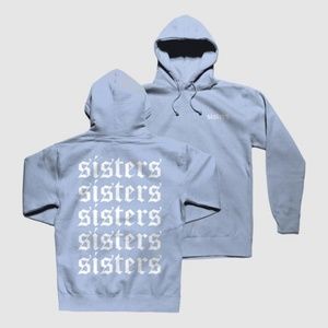 Sisters Apparel Light Blue Hoodie